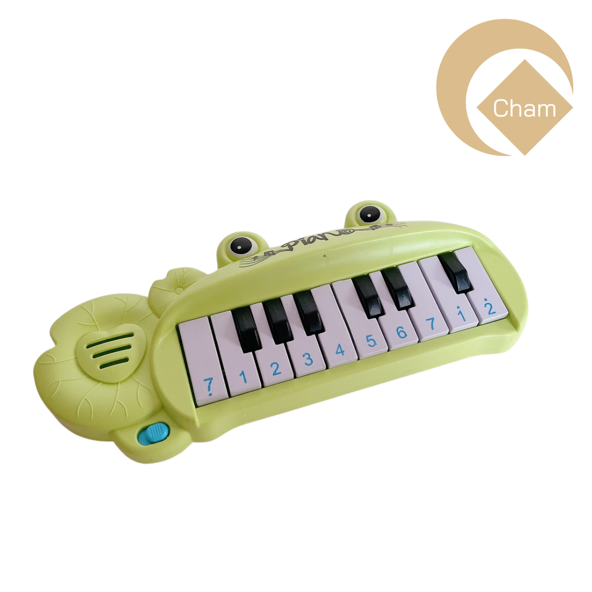 Đàn piano phát nhạc hình ếch xanh