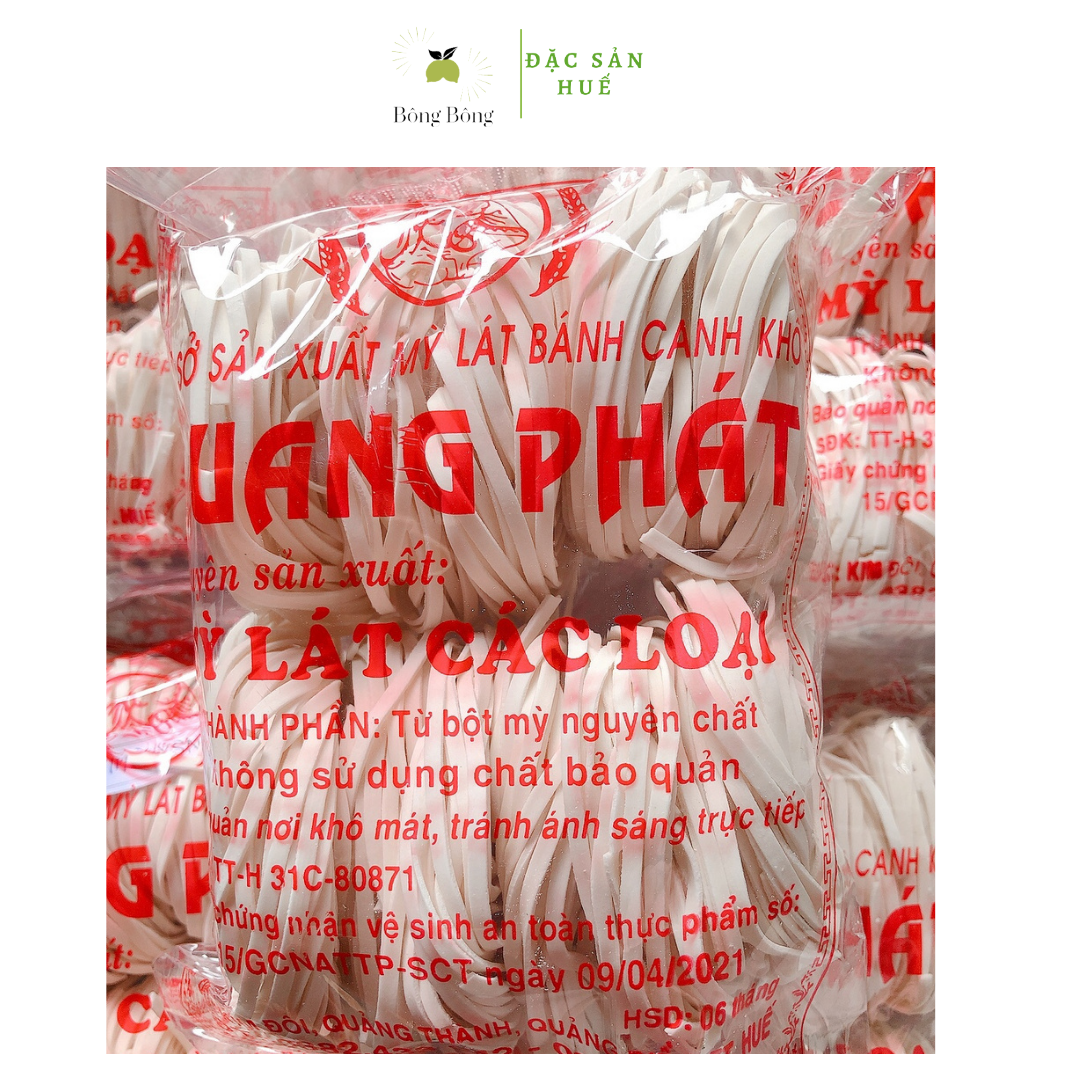 Bánh canh khô quang phát 400 gram- bánh canh bột mỳ khô huế - mì vắt huế