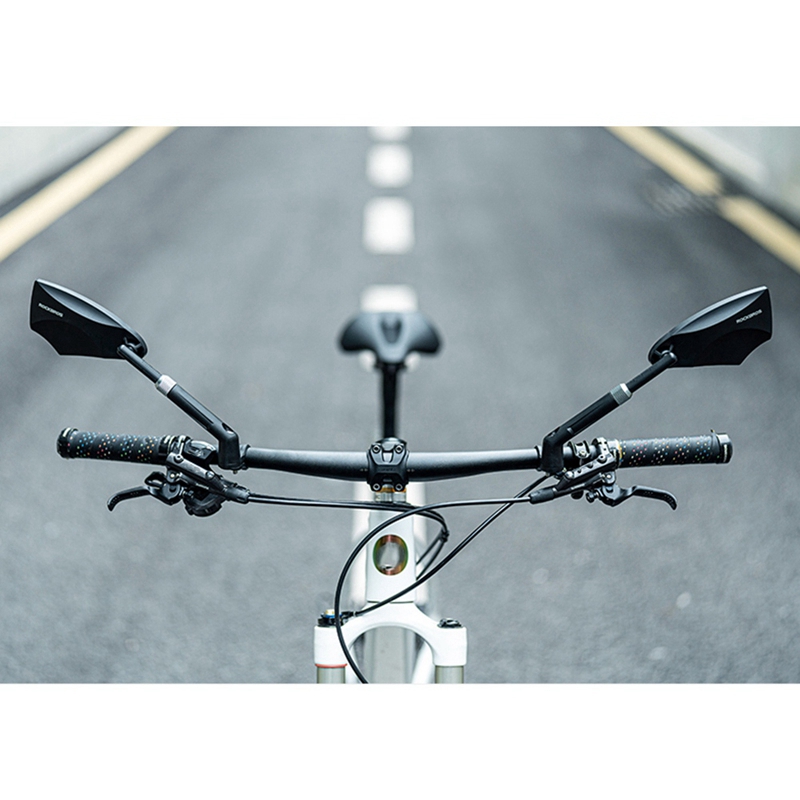 ROCKBROS Bicycle Rearview Mirror Universal Wide-Range 360° Adjustable Mirror Accessory for Mountain Road Bike Scooter Safety