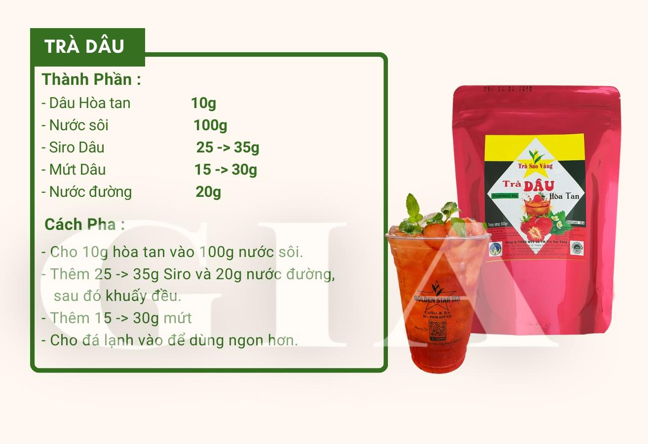 Trà hòa tan Sao Vàng gói 500g
