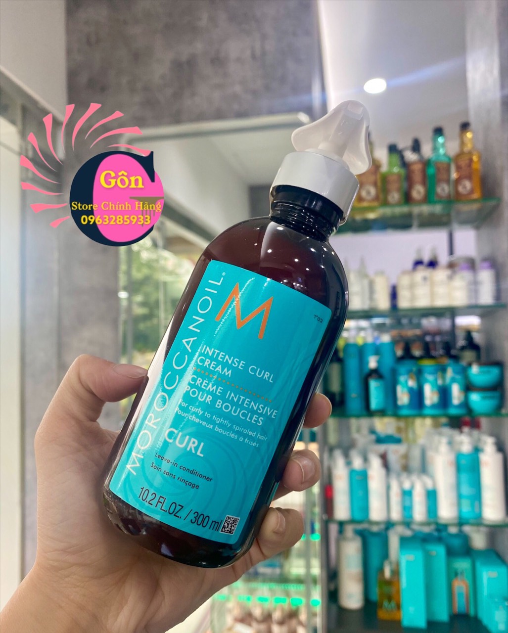 Kem Tạo Sóng Xoăn Moroccanoil Intense Curl Cream 300ml