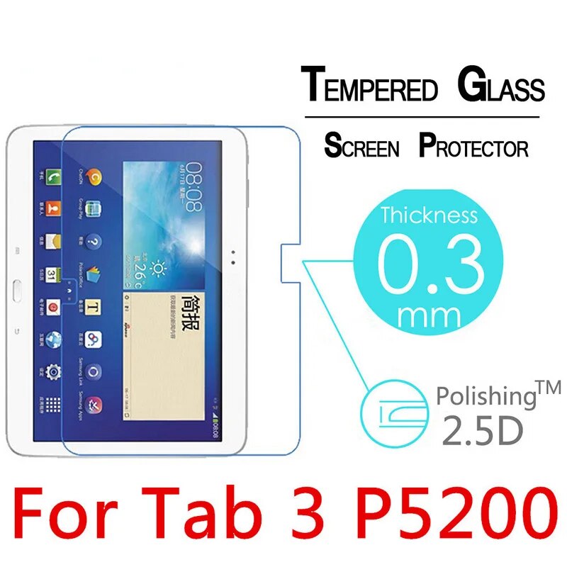 Fashion%209H%20Tempered%20Glass%20For%20Samsung%20Galaxy%20Tab%203%2010.1%20SM-P5200%20GT-P5200%20P5210%2010.1''%20Tablet%20Screen%20Protective%20Film%20Cover%20Glass%2010inch%20-%20Image%205