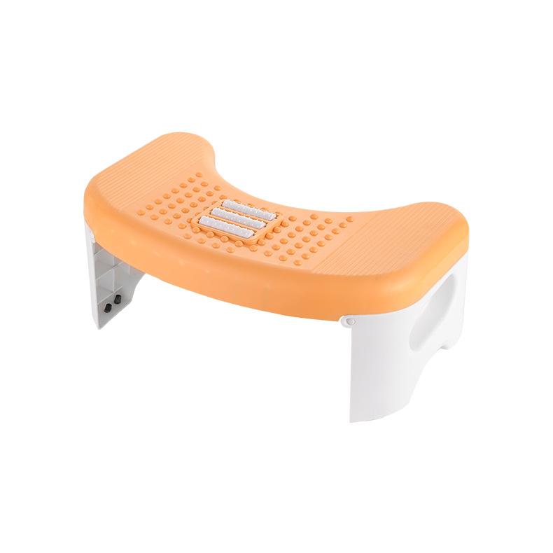 Foldable massage mat footstool, wash your hands, wash your face, wash your steps, step on your footstool, toilet toilet, thickened toilet stool