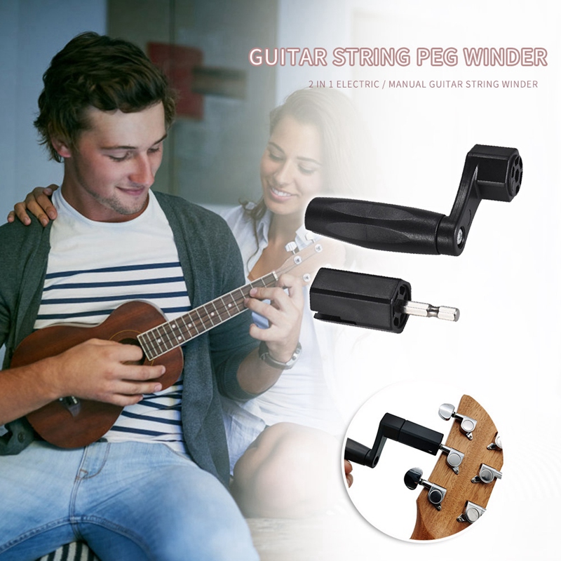 Multifunctional Guitar String Winder Guitar String Winder Guitar Peg String Winder for Bass Acoustic Electric Guitar Bass Accessories Luthier Tools