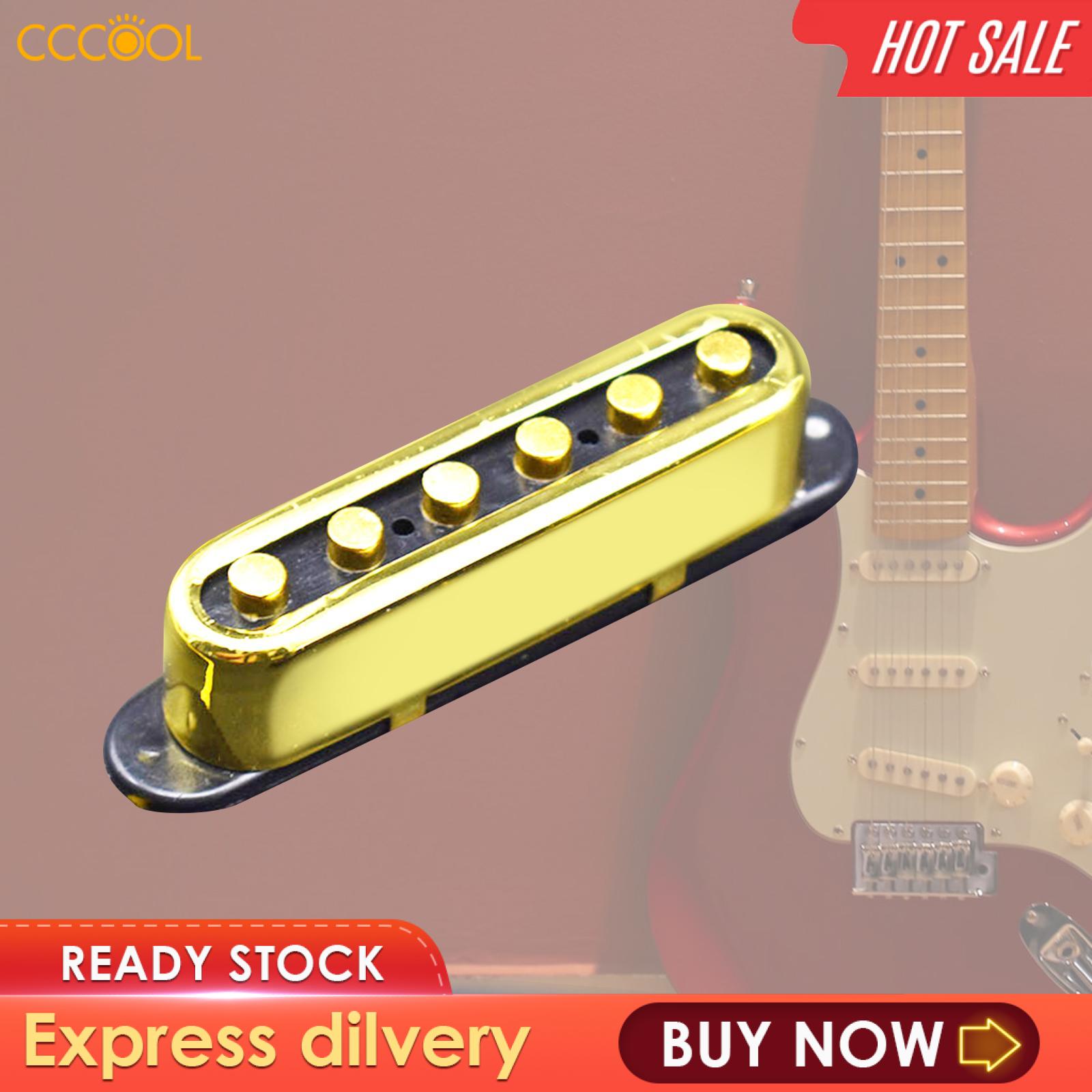 CCCOOL Electric Guitar Pickup Single Coil Guitar Parts Metal for Guitar Accessory