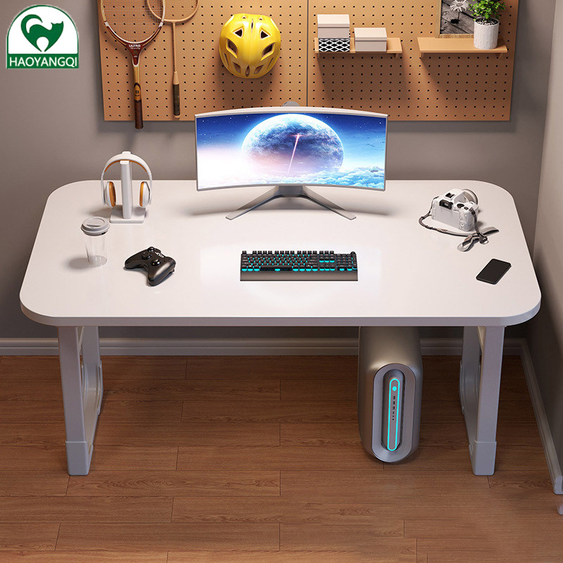 Foldable computer desk, desktop desk, home office desk, bedroom small table, simple study table, rectangular dining table,simple