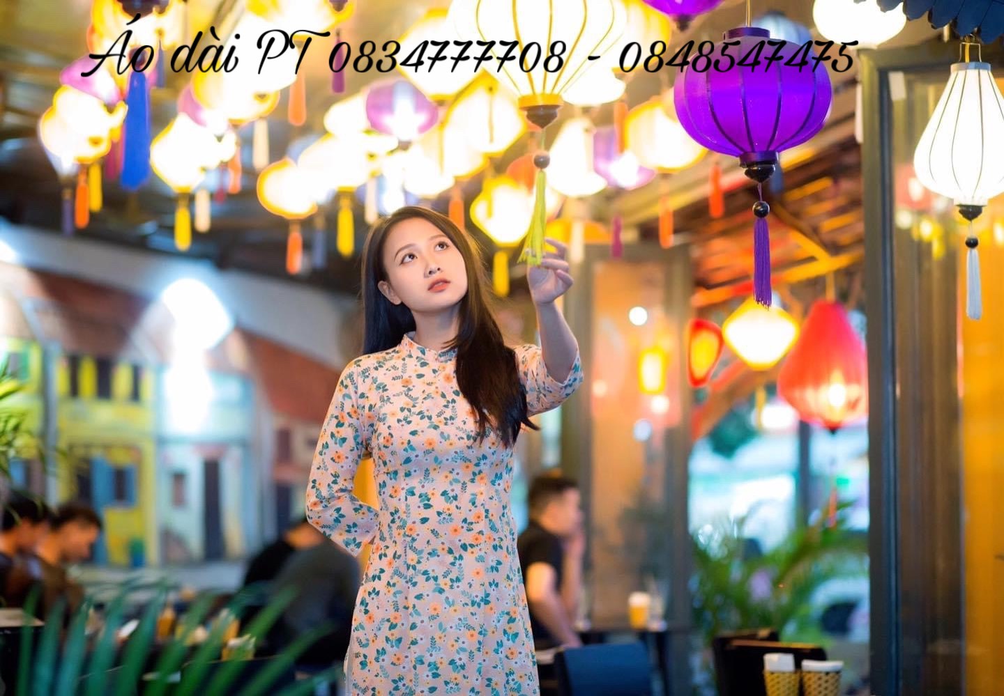 Áo dài truyền thống 3D - Ảnh thật shop chụp