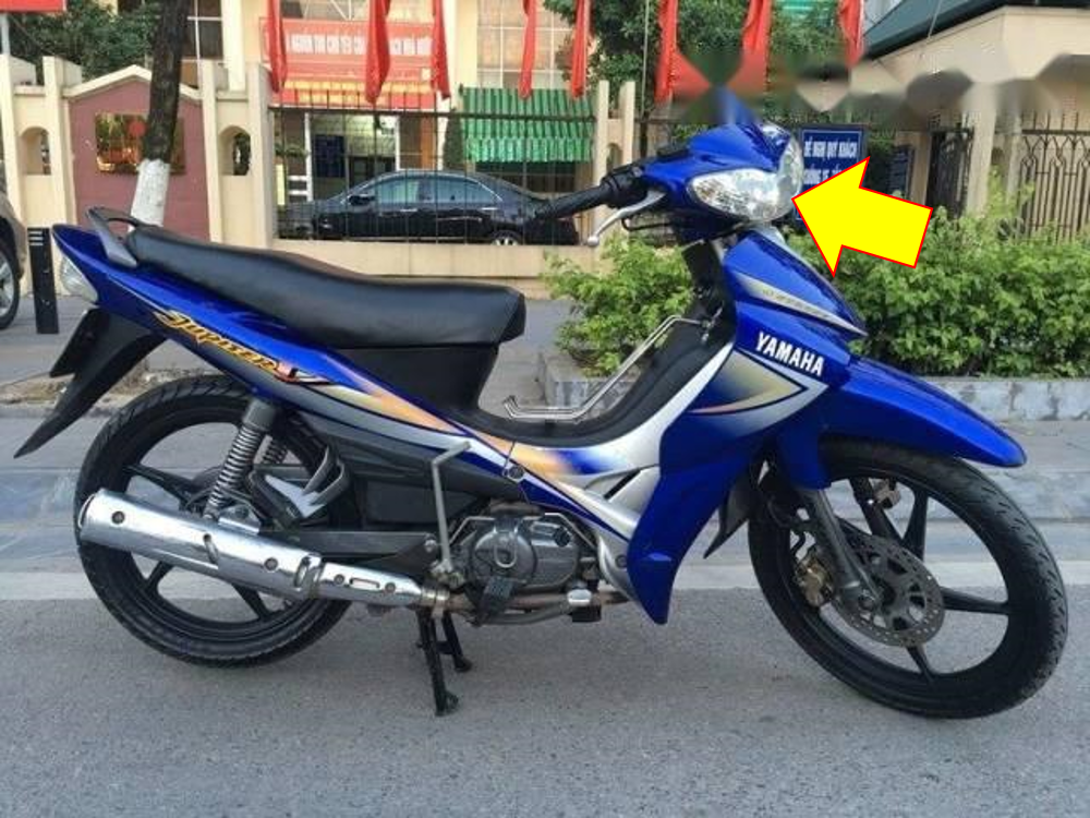 Pha đèn xe JUPITER V fuil bóng siêu sáng