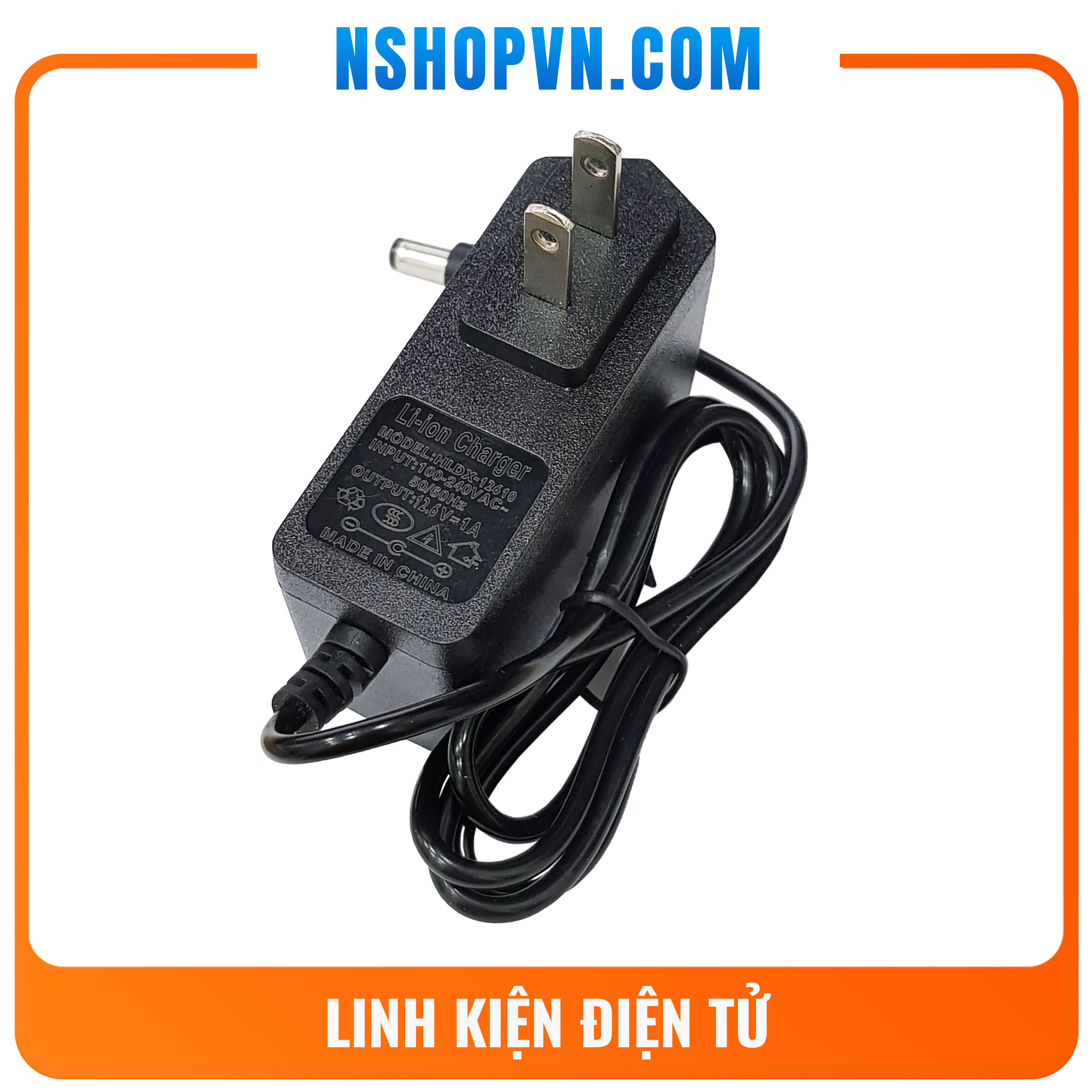 Adapter Sạc Pin 3S 12.6V 1A