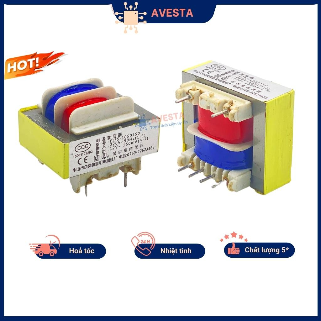 Biến áp nguồn hàn mạch 12V 150mA chính hãng Avesta