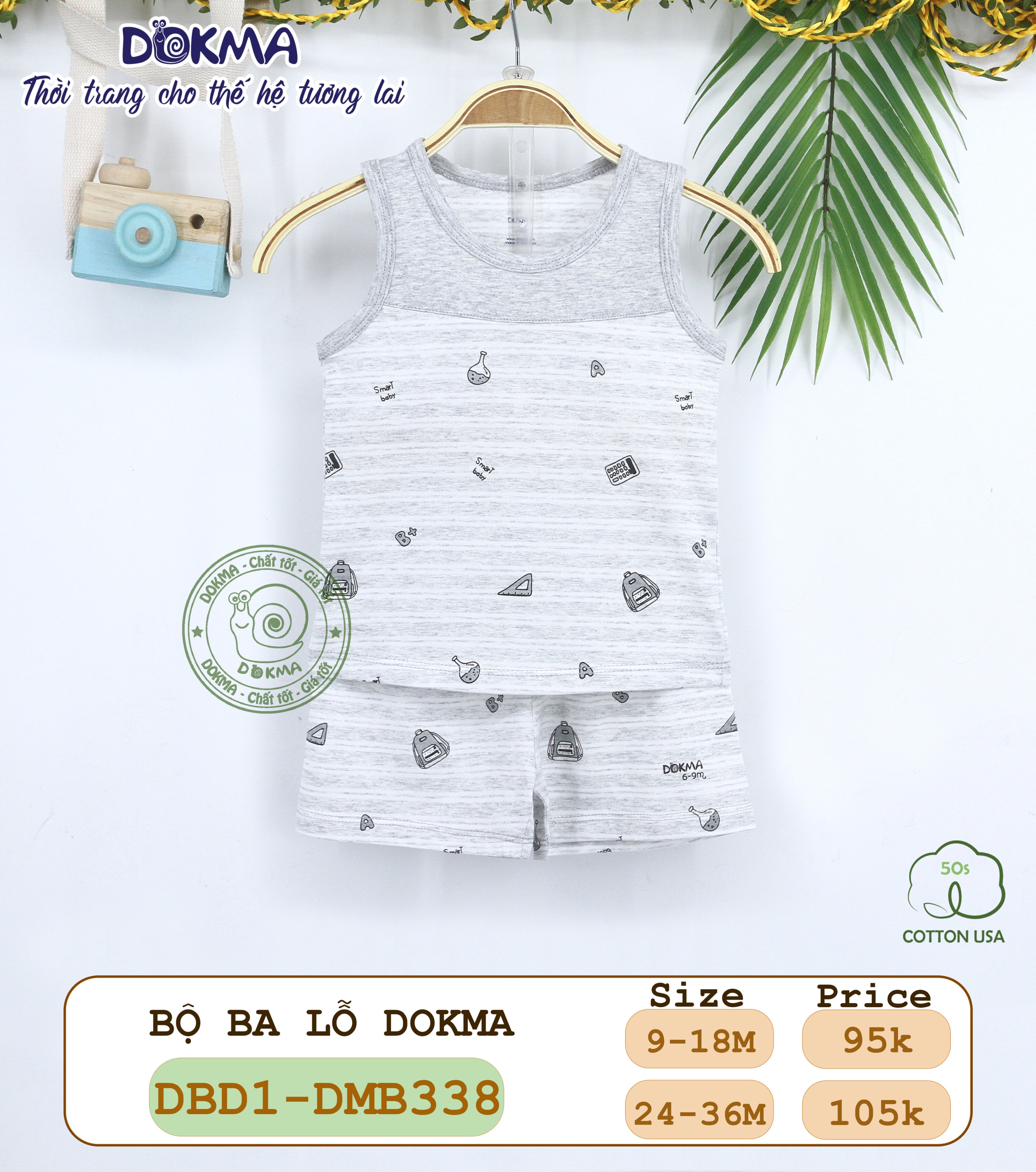 Bộ ba lỗ DB436 Dokma