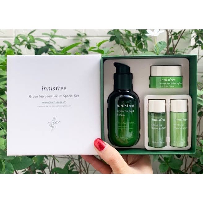 ของแท้ พร้อมส่ง !!! Innisfree Green Tea TriBiotic Special Kit เซ็ตเซ