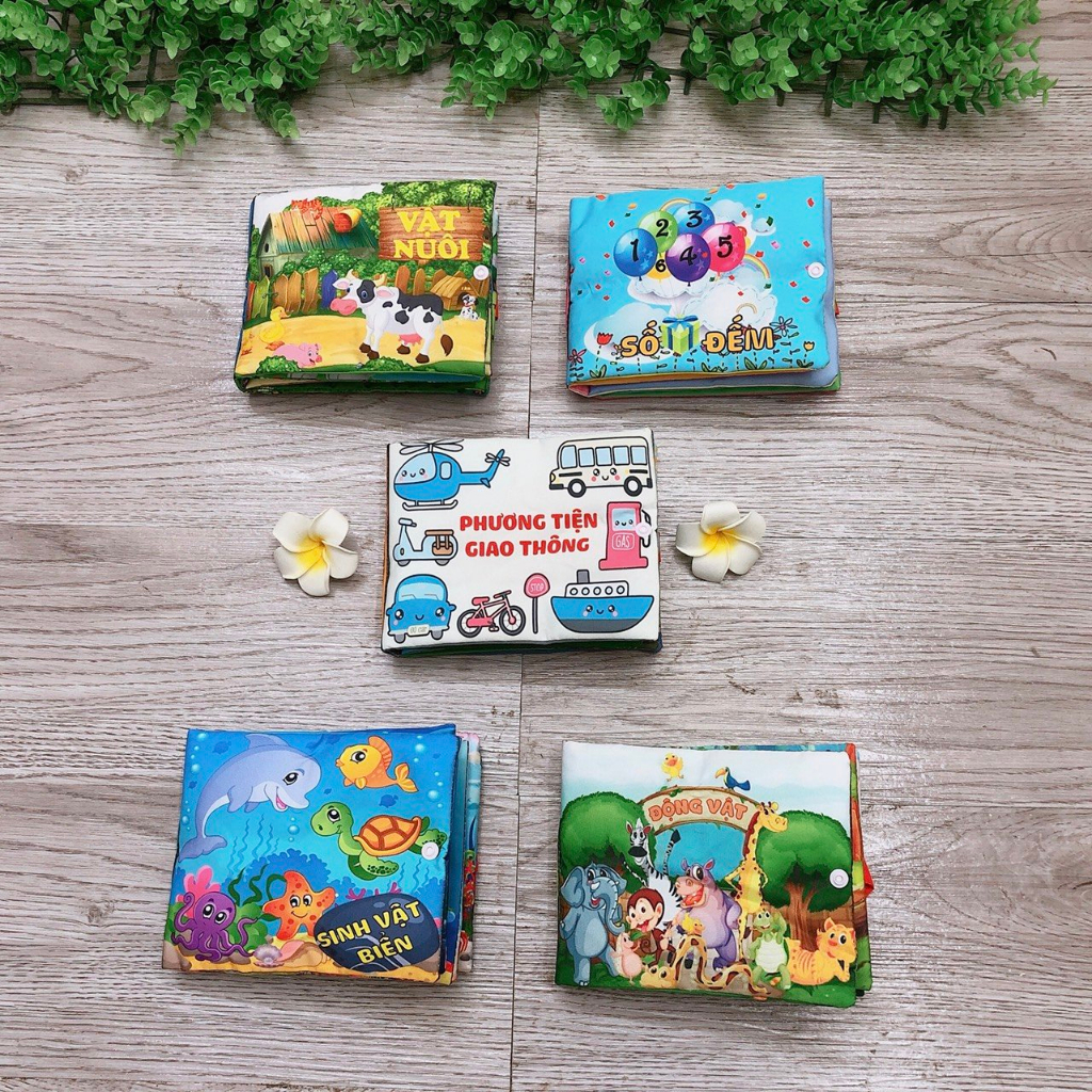 Sách Vải 5 Chủ Đề Cho Bé