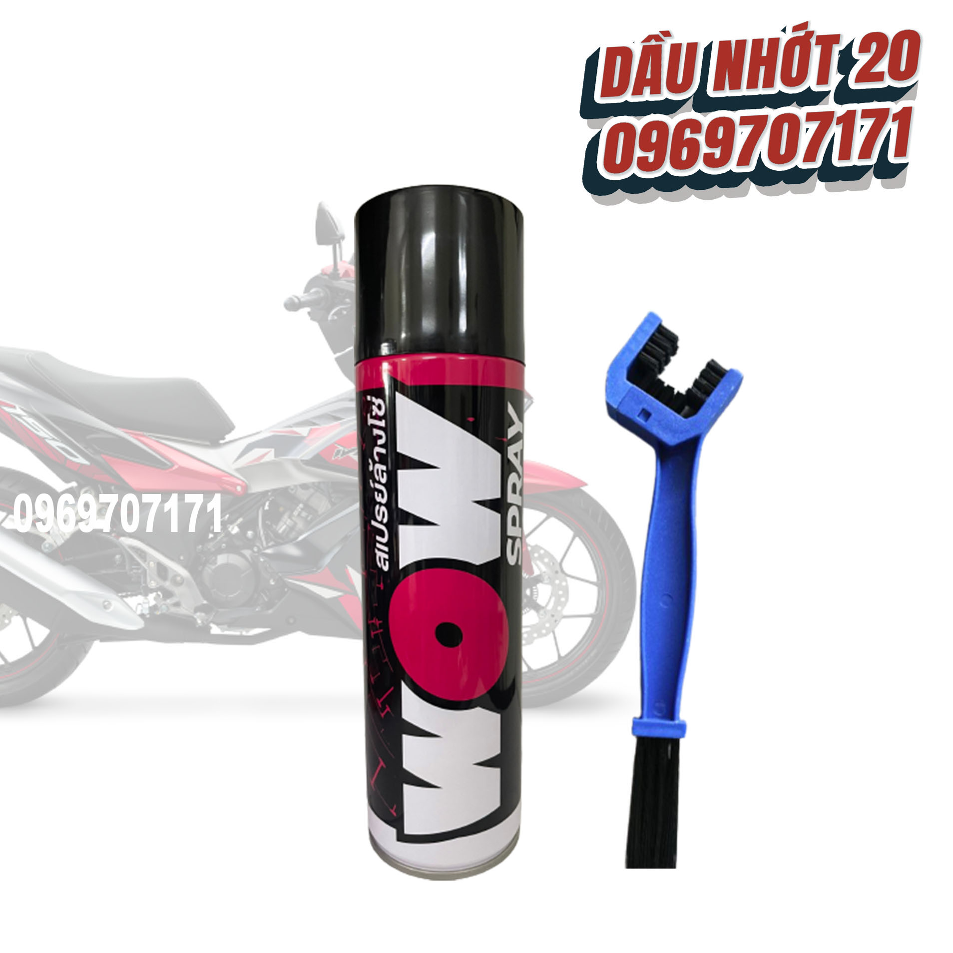 [HCM]Combo vệ sinh sên + dưỡng sên  WOW + Dưỡng sên repsol