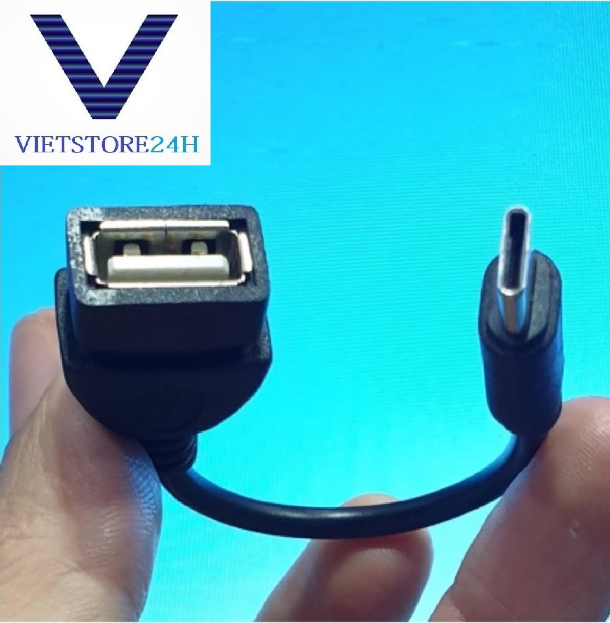 Dây cáp chuyển đổi dữ liệu từ cổng Type-C sang USB OTG (10 cm)
