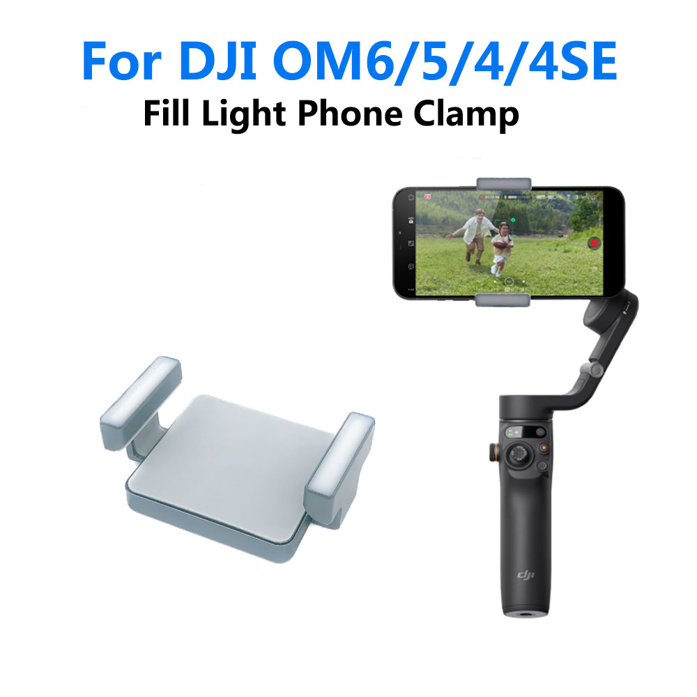 Fill Light Phone Clamp for DJI Osmo Mobile 6 OM 5 4 SE Osmo Mobile