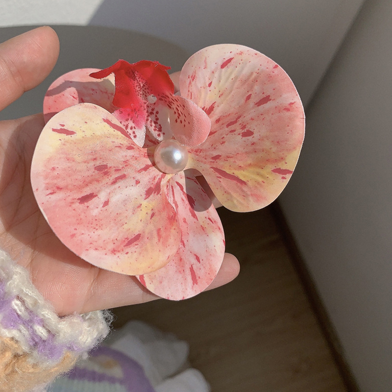 Korean%20Sweet%20Orchid%20Hair%20Clip%20For%20Woman%20Artificial%20Flower%20Hairpins%20Hair%20Barrettes%20Clip%20Wedding%20Party%20Headwear%20Accessories%20Gifts%20-%20Image%204