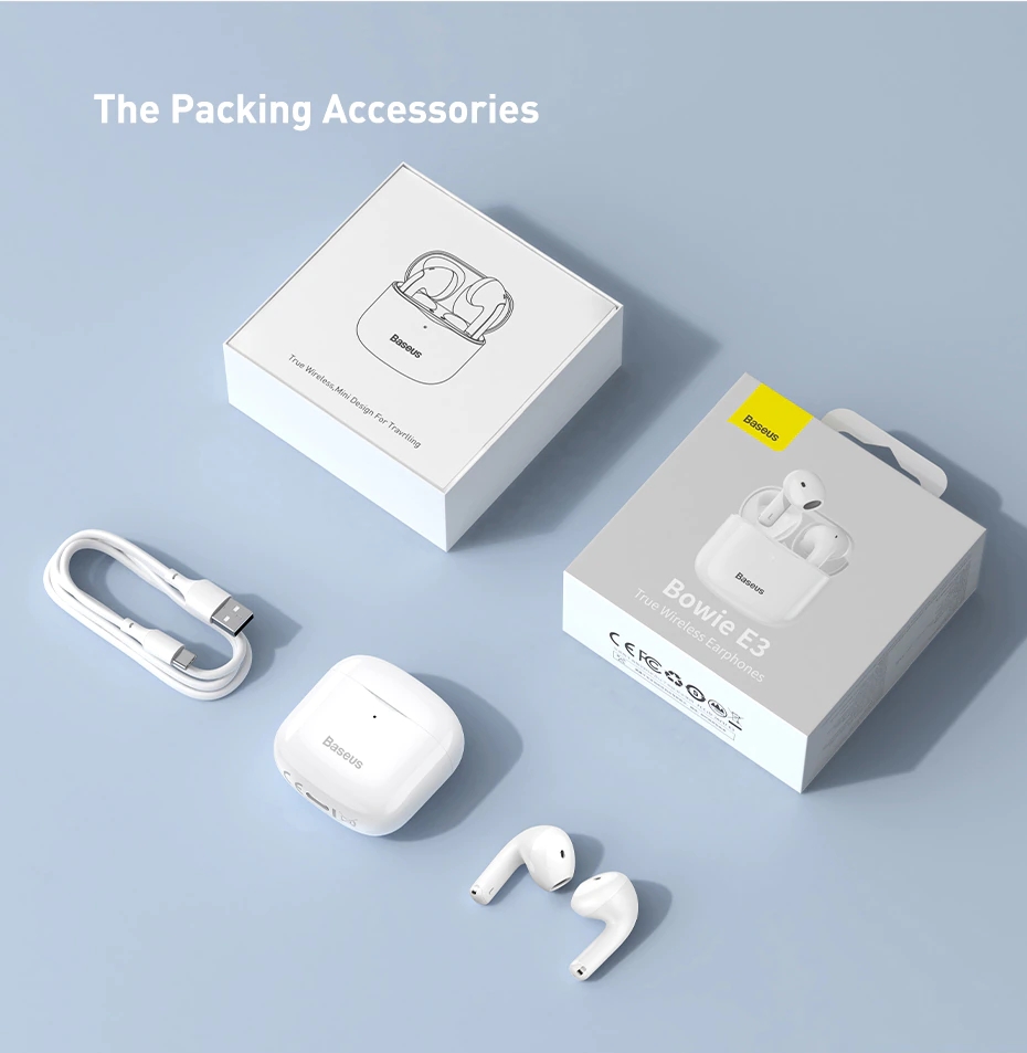 Tai nghe Baseus Earphones Bowie E3 True Wireless Earbuds