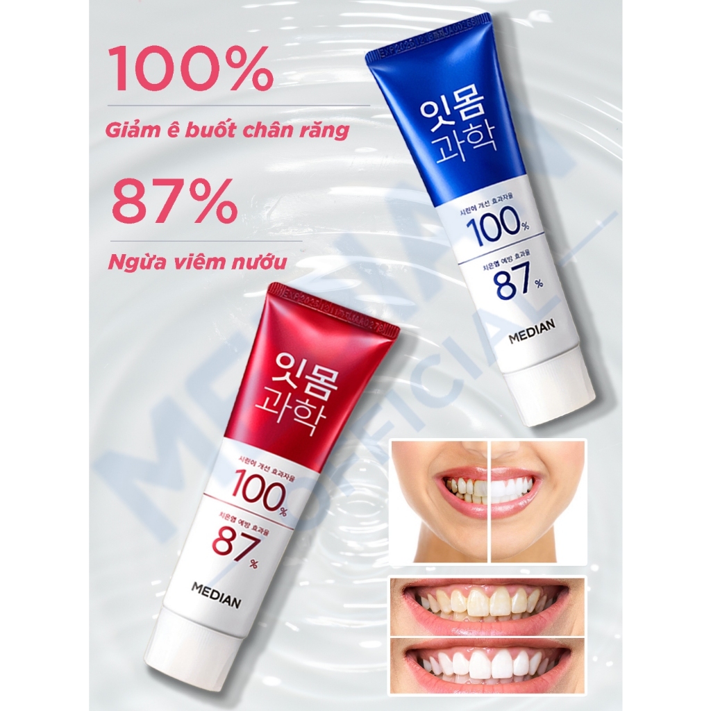 Kem Đánh Trắng Răng Median 93% Tooth-Paste 120g