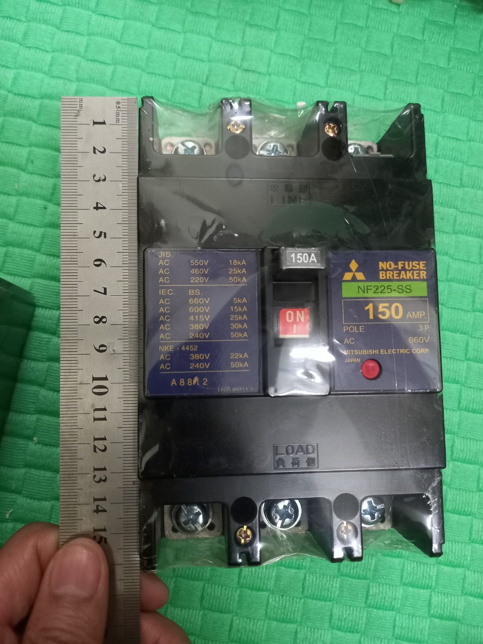 APTOMAT 3 PHA NHẬT BẢN 150A 175A MCCB