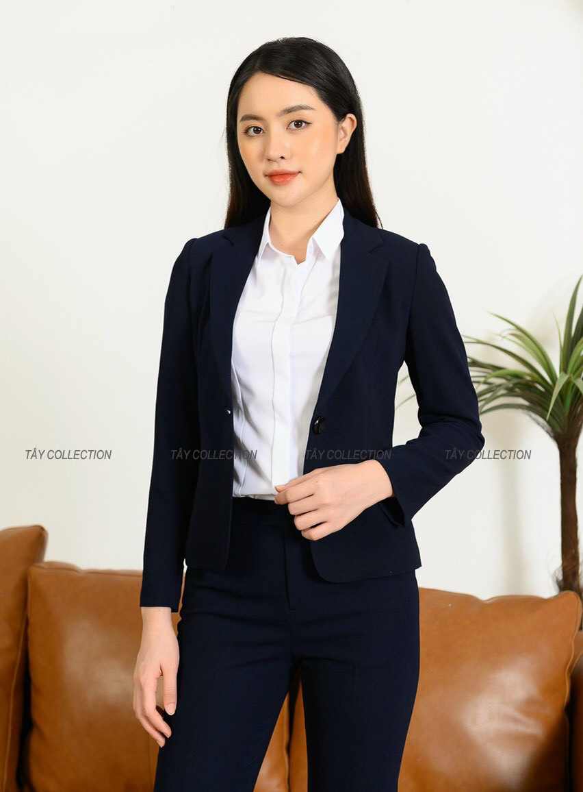 ÁO VEST CÔNG SỞ NỮ 2 LỚP CAO CẤP