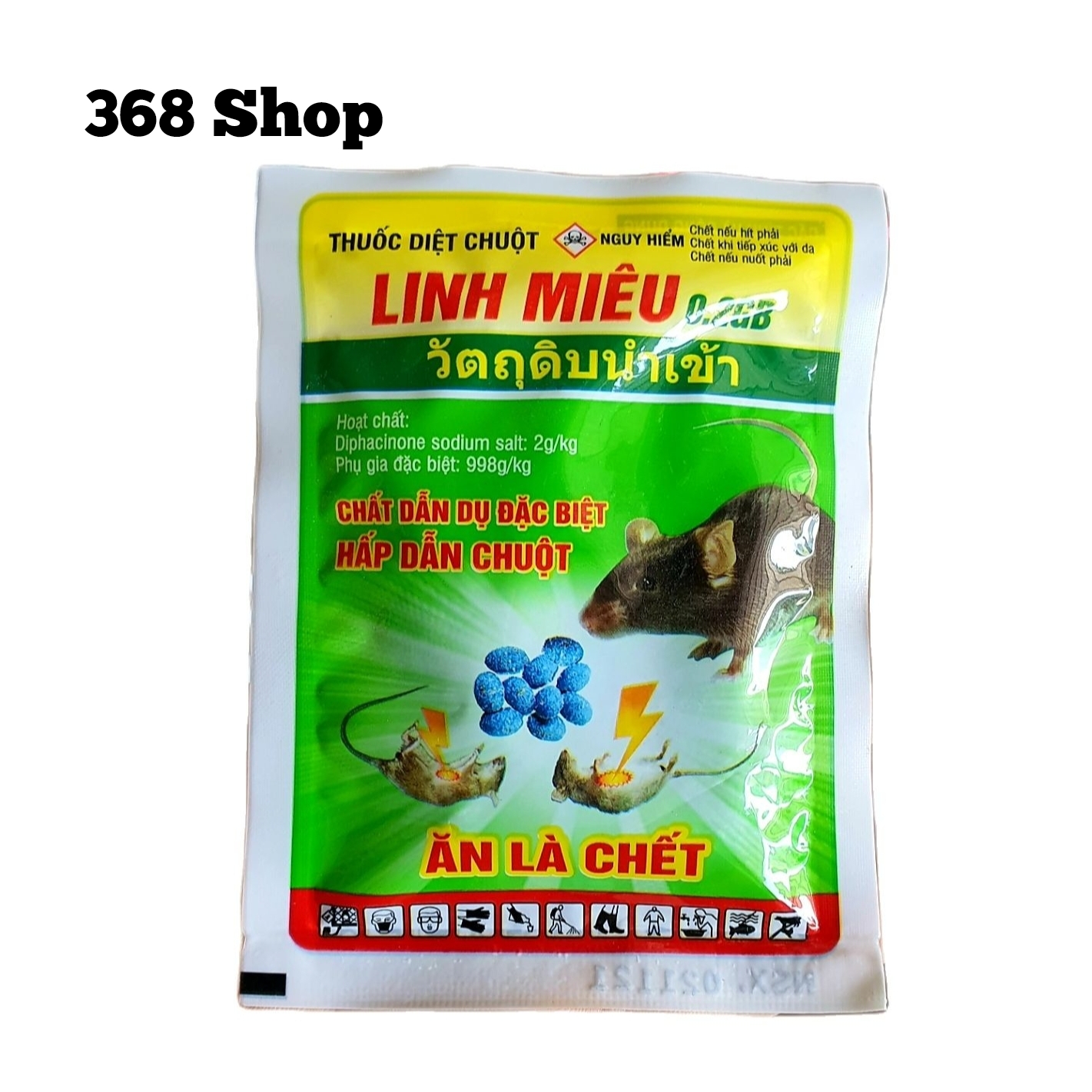 💎 thuốc diệt chuột linh miêu 0.2gb thái 💖