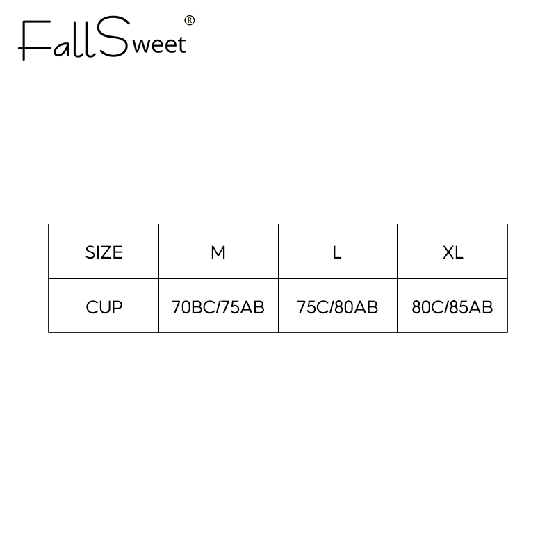 FallSweet Ultra Thin Women Underwear Non-wire Bra for Women Small Chest ...