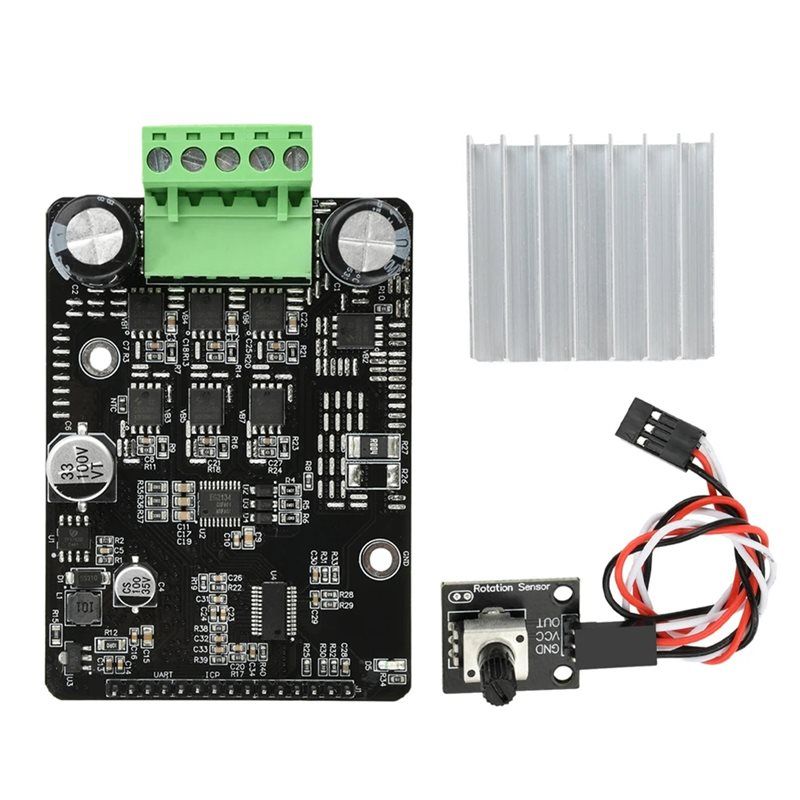 DC 6-72V BLDC Dreiphasen-DC-Bürstenloser Motorcontroller PWM Hochleistungs 1600W 20A Hall-Motorsteuerungsplatine Motorregler