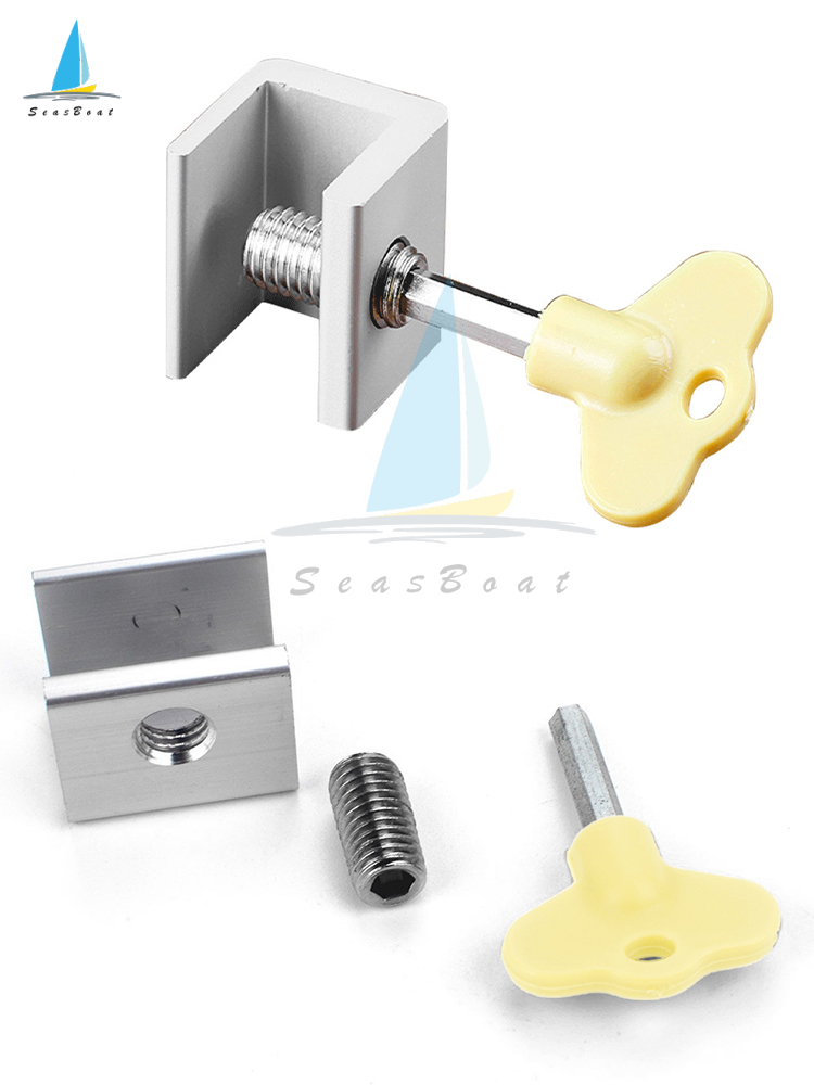 Diymore Window Locks Keyed Security Window Locks Window Security Locks Adjustable Security Locks for Children's Homes, Bedrooms and Offices