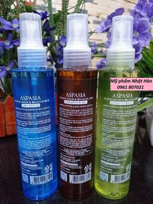Xịt Khoáng Aspasia Moist Up Face Mist 150ml Hàn Quốc
