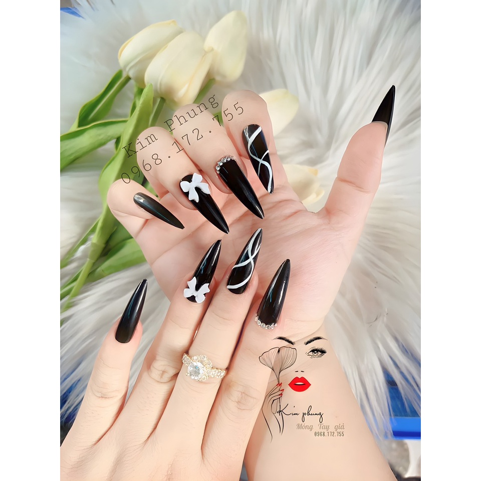 Bộ 24 móng nails thiết kế mã 240