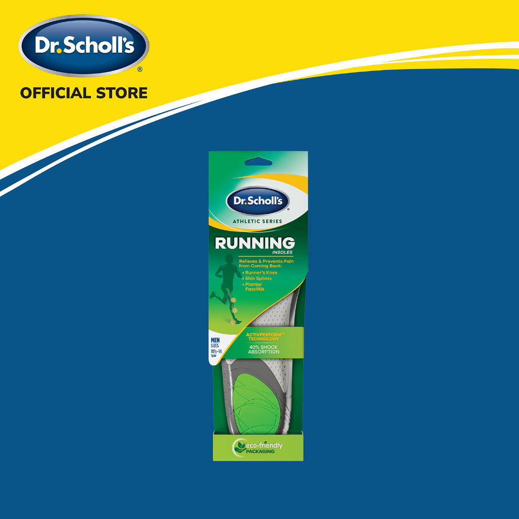 Dr scholl's running hot sale insoles men's