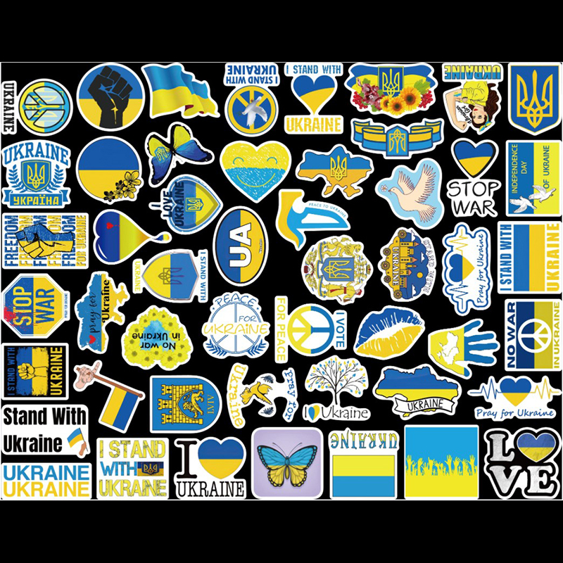 50Pcs%20Blue%20Yellow%20Ukraine%20Stickers%20Ukraine%20National%20Flag%20Stickers%20Suitcase%20Luggage%20Laptop%20Skateboard%20Kids%20Stickers%20Gift%20Toy%20-%20Image%203