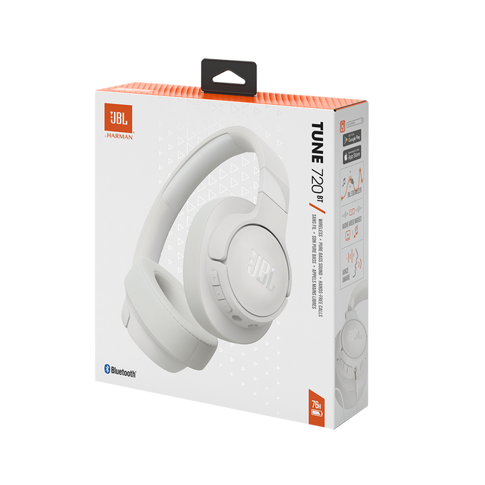 JBL TUNE 720 BT ホワイト　新品未開封　訳あり特化 JBL Tune 720BT Wireless Bluetooth v5.3 Over-Ear Headphone with