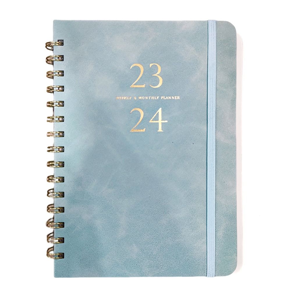 2023/2024 A5 Agenda Planner Notebook Diary Weekly Planner English Schedules Journal Notebooks For School Stationery Office