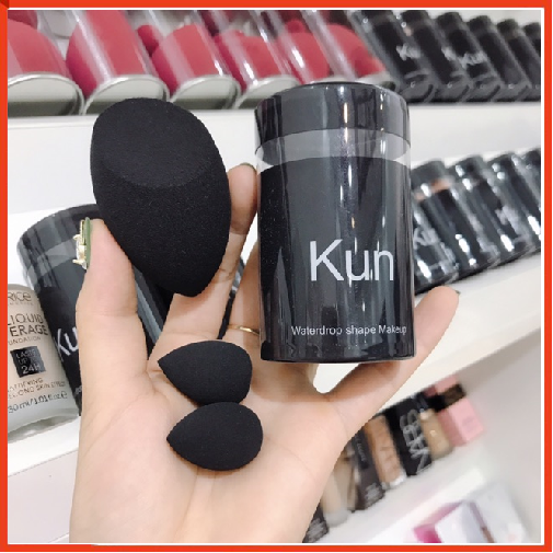 Bông mút tán kem nền KUN siêu mềm kèm 2 cục mút đánh mắt