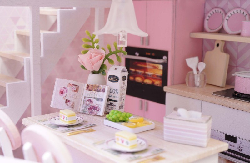 Bộ lắp ghép DIY - Pink House L022