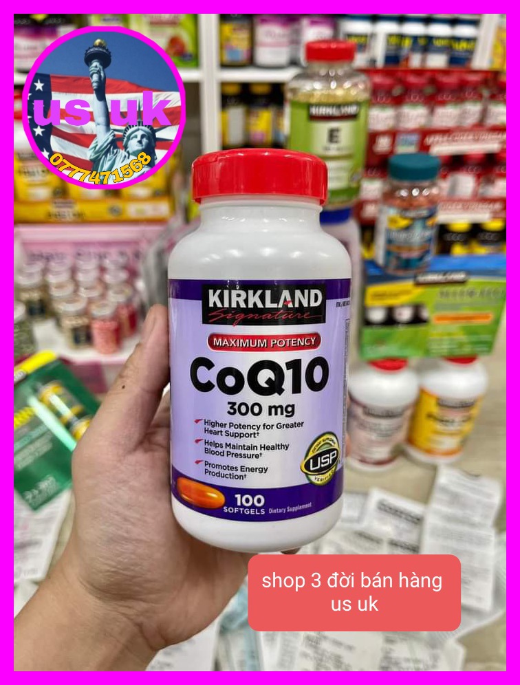 Viên uống bổ tim mạch Kirkland Coq10 300mg Nội địa Mỹ  Date xa