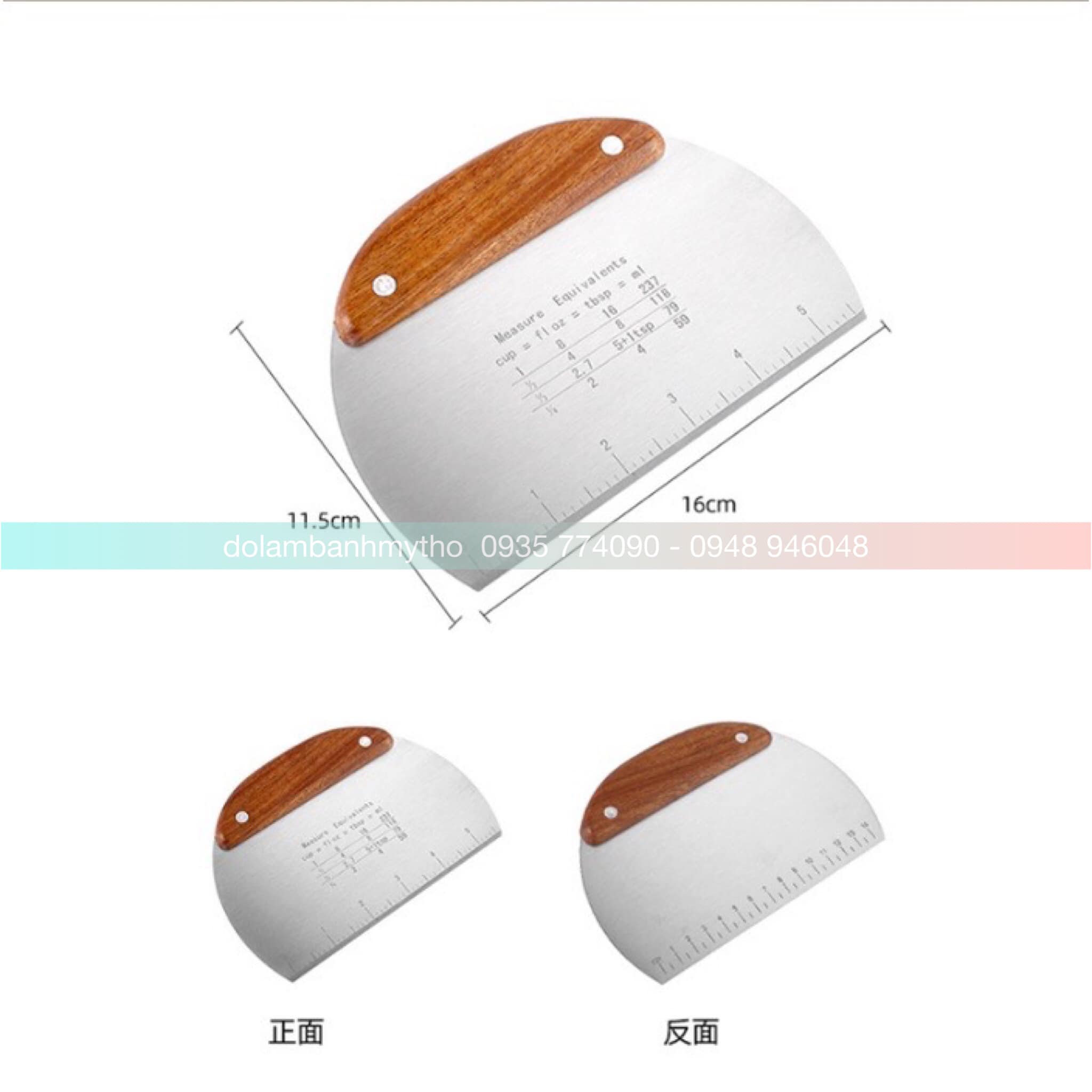 Cắt bột Inox cán gỗ