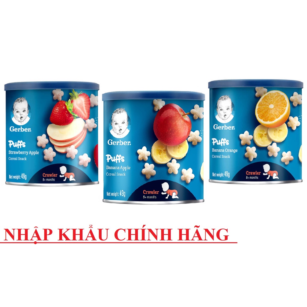 Bánh Ăn Dặm GERBER PUFFS (Date 2024)