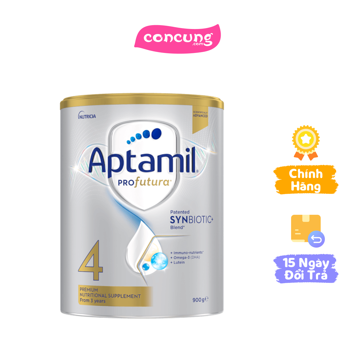 Sản phẩm dinh dưỡng công thức với mục đích ăn bổ sung Aptamil Profutura 4 Premium Nutritional Supplement dành cho trẻ từ 3 tuổi