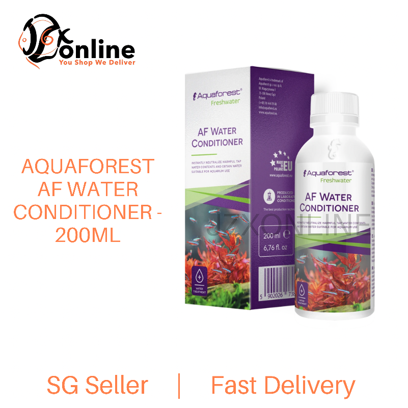 AQUAFOREST AF Water Conditioner 200ml (INSTANTLY NEUTRALIZES HARMFUL