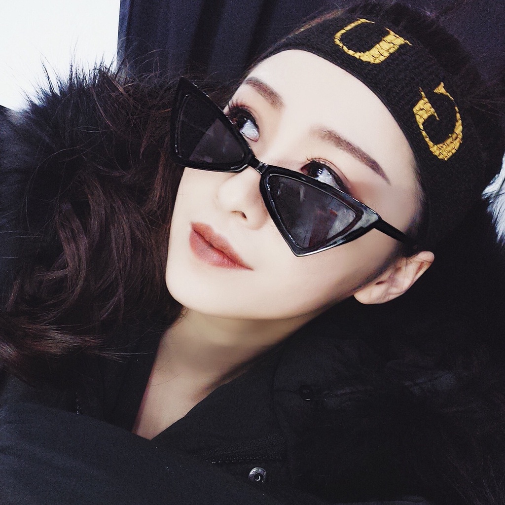 Mắt Kính Thời Trang Gọng Xếch Q93 3 Màu Đẹp Độc Lạ Mỡi Về