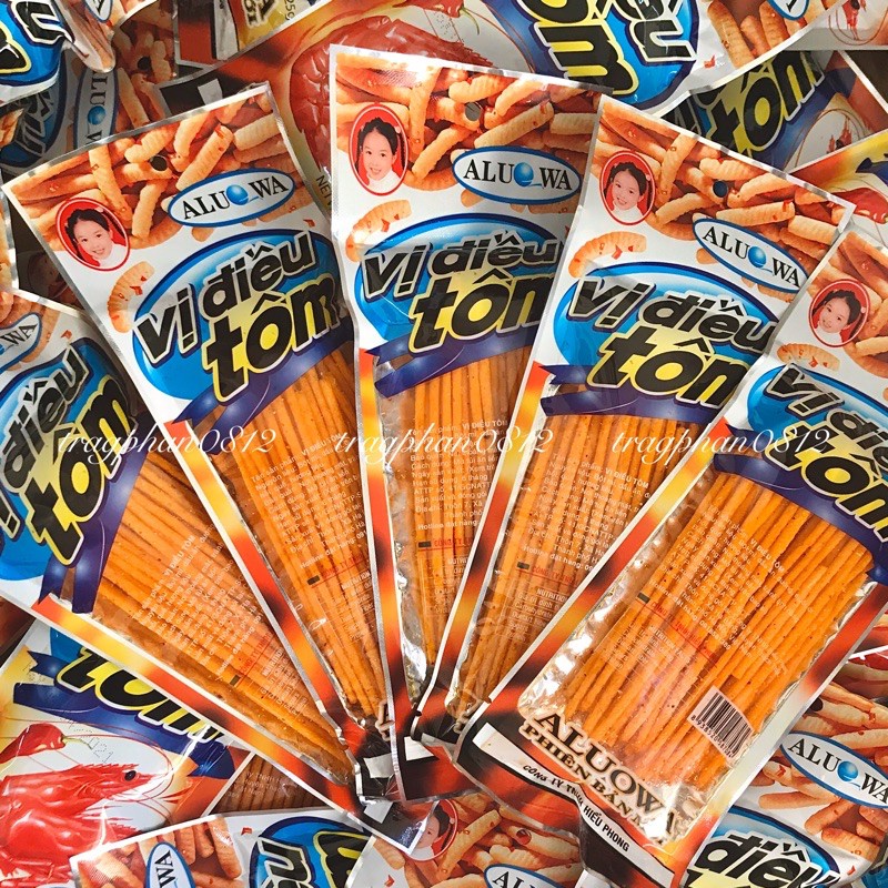 50 gói snack tăm cay vị điều tôm