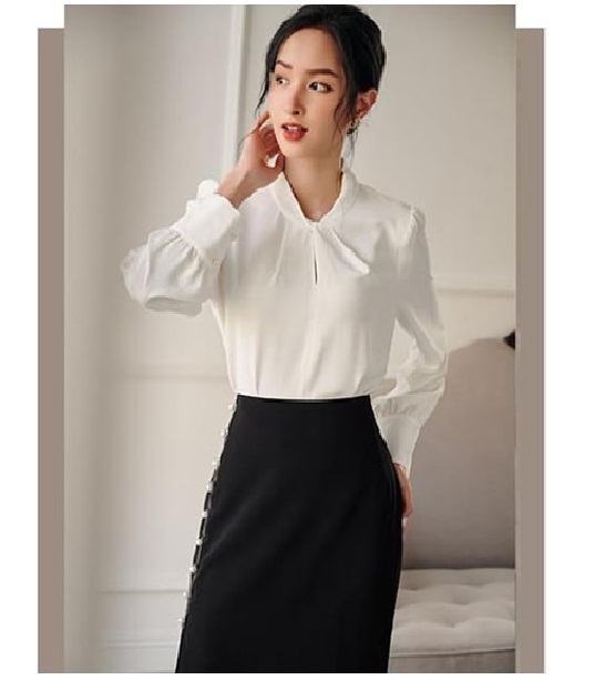 ÁO SƠ MI CỔ XOẮN THỜI TRANG NGOCTRANSHOP - NT3326