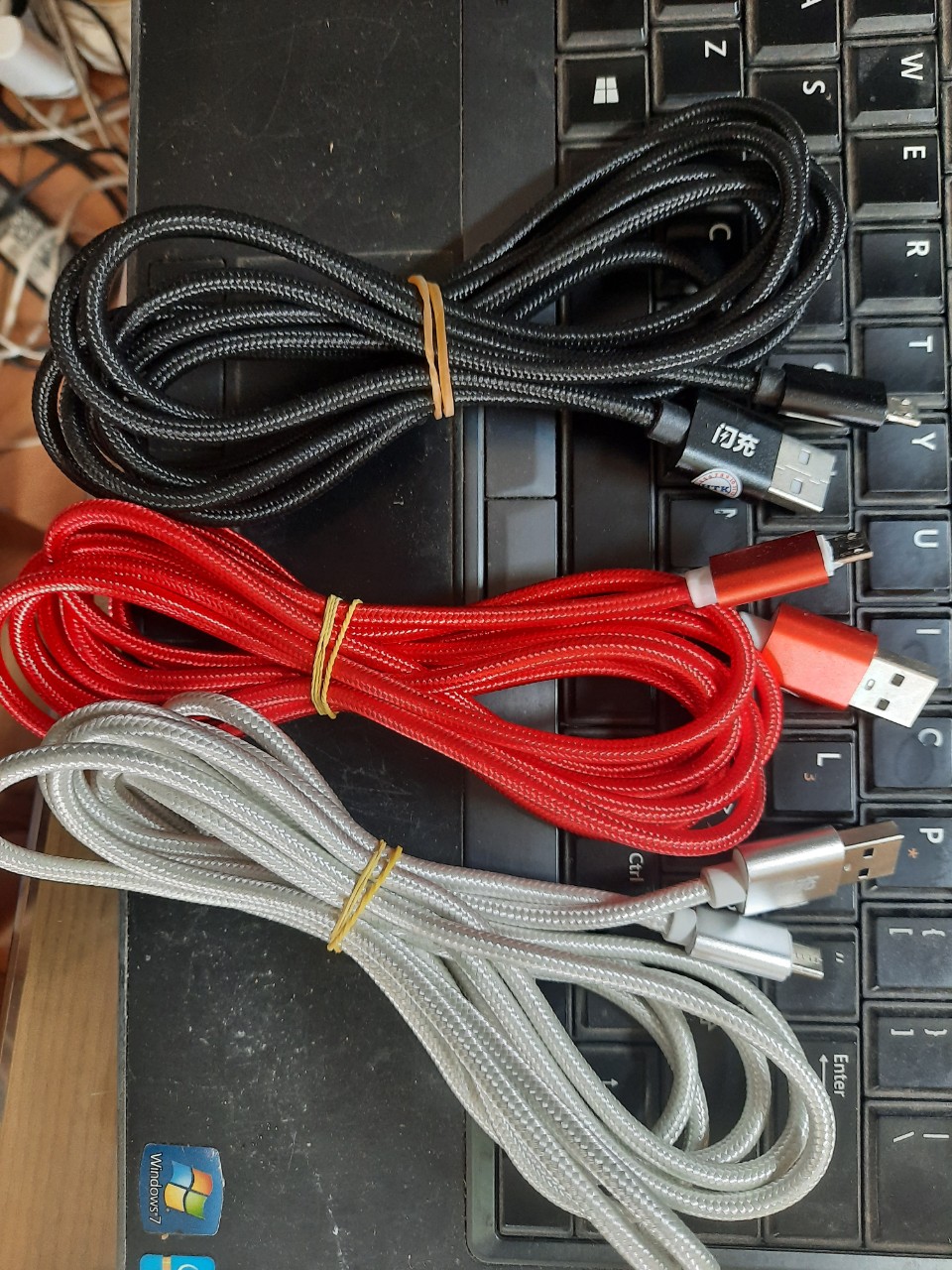 [HCM]Cáp sạc dây DÙ DÀI gần 3M cổng MicroUSB Samsung