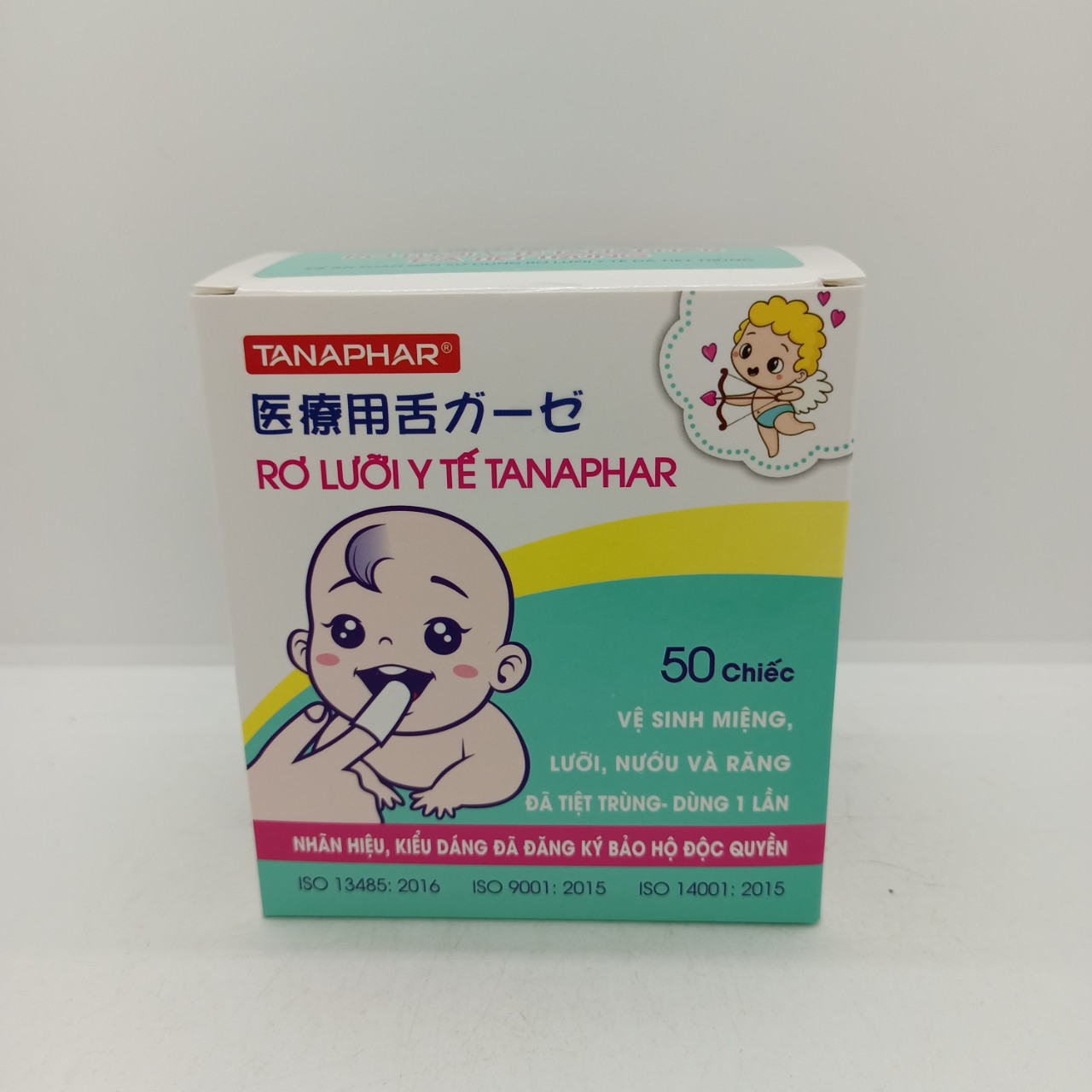 Gạc rơ lưỡi Tanaphar hộp 50 chiếc