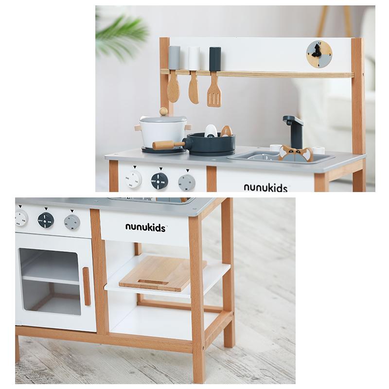 Nunukids Wooden Play Kitchen Set Lazada Singapore