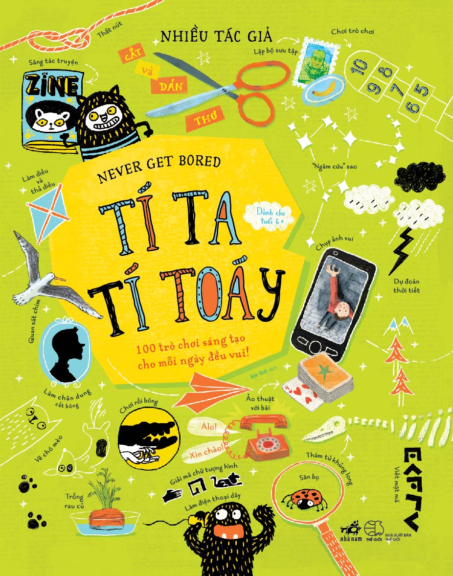 Sách - Bộ Tí ta tí toáy - Never get bored (Bìa cứng)