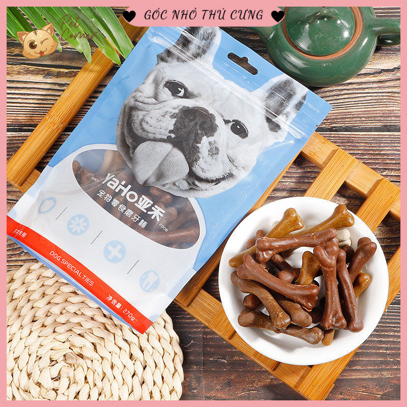 [Gói 30 chiếc] Xương gặm làm sạch răng, thơm miệng cho chó
